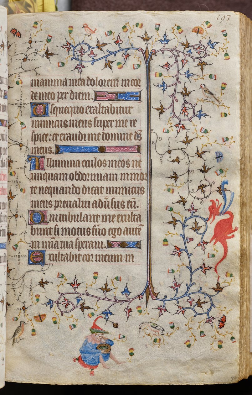 Timebog for Karl den Ædle, konge af Navarra (1361-1425): fol. 97r, Tekst af Master of the Brussels Initials and Associates