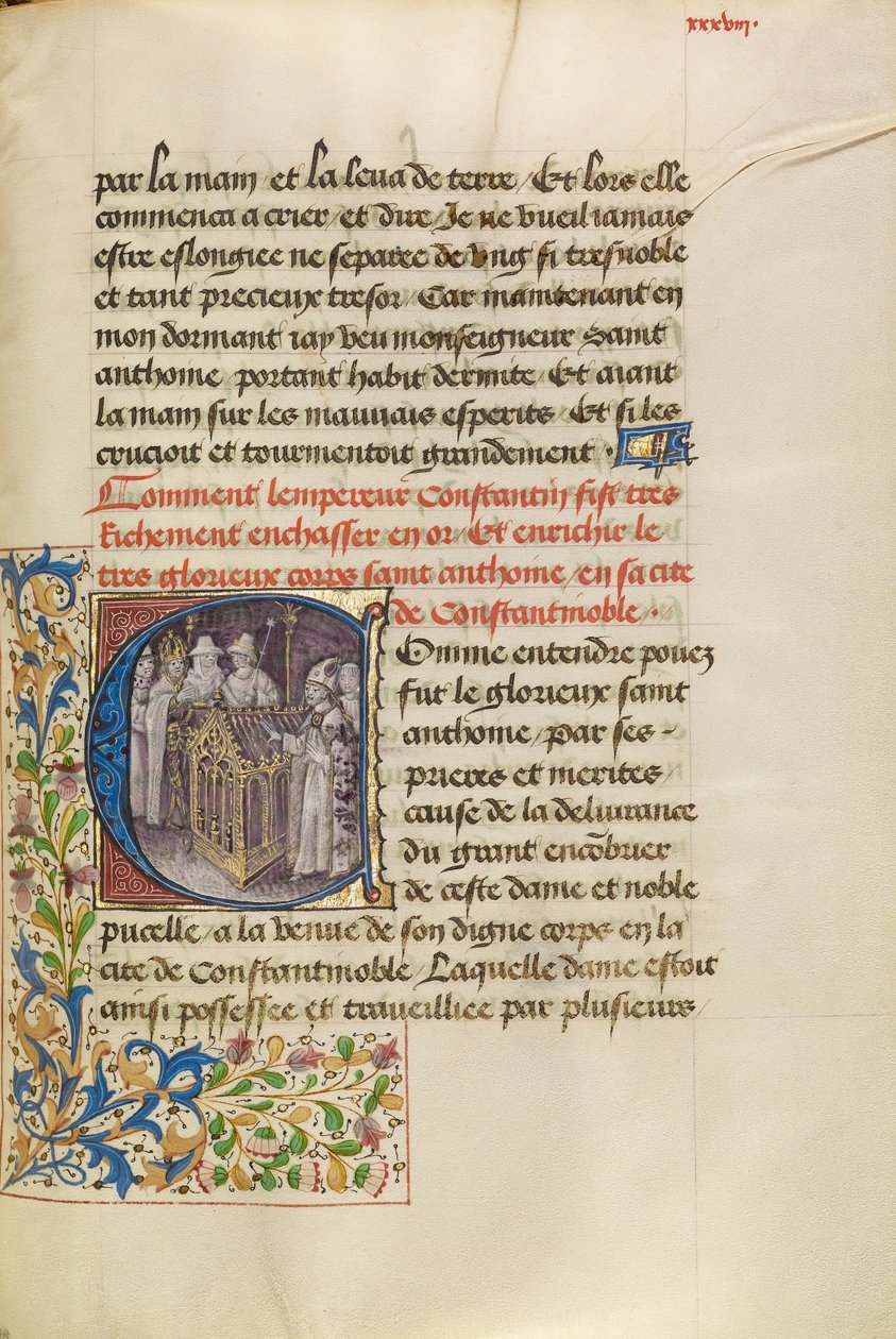Initial C: Kejseren af Konstantinopel nedfælder Sankt Antonius