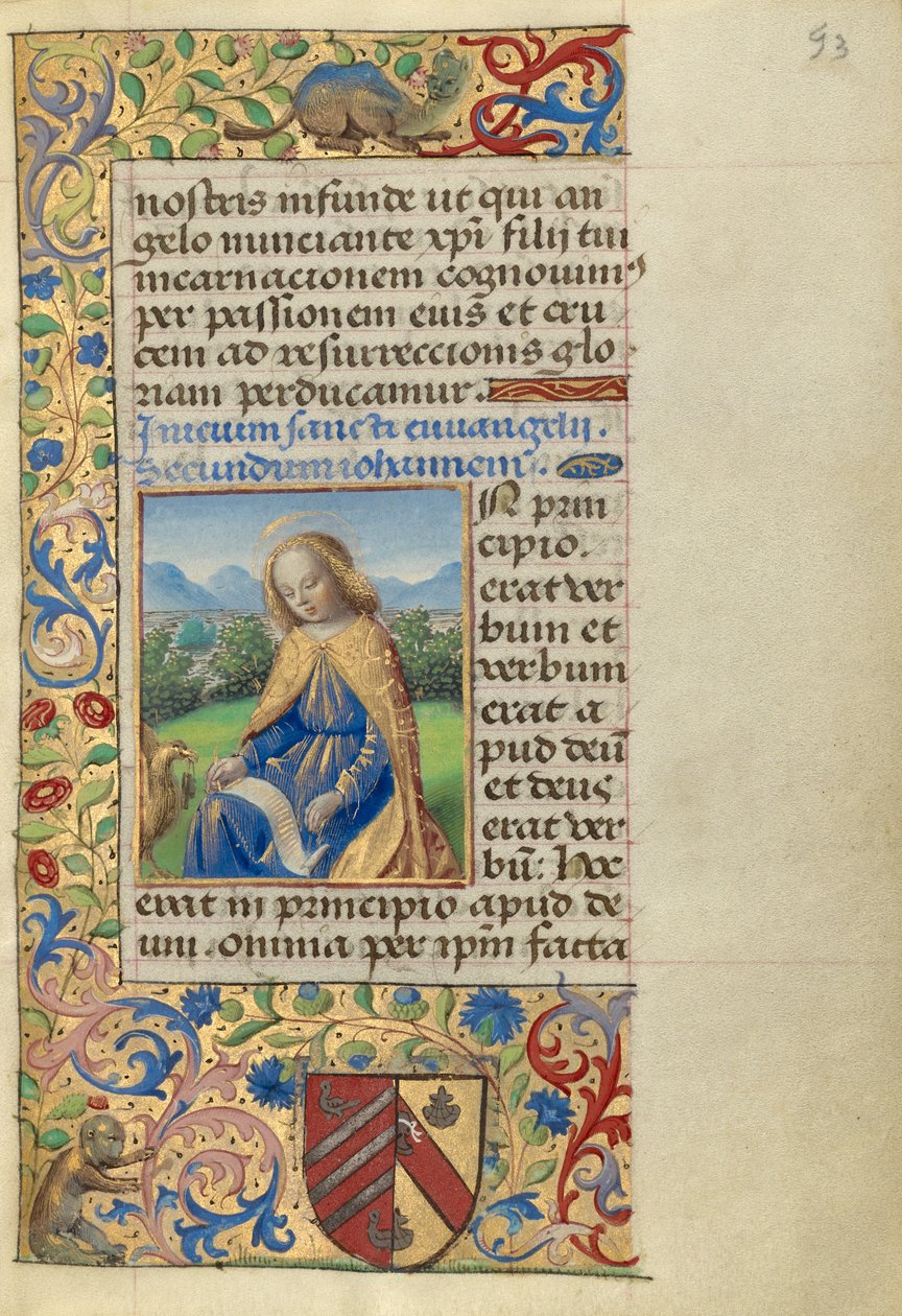Johannes på Patmos af Master of the Chronique scandaleuse
