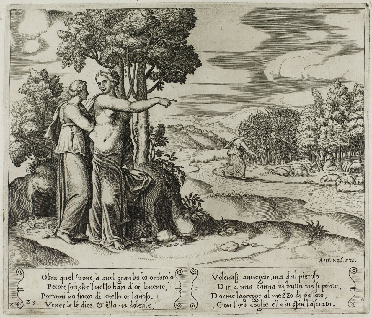 Psyche vil søge den gyldne uld af Master of the Die