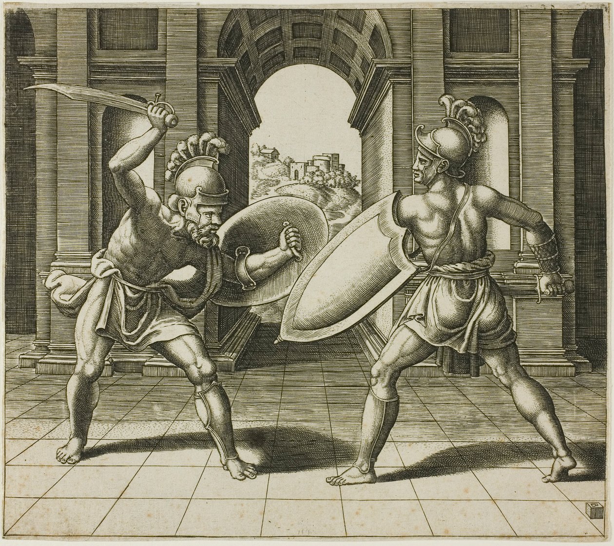 De to gladiatorer af Master of the Die