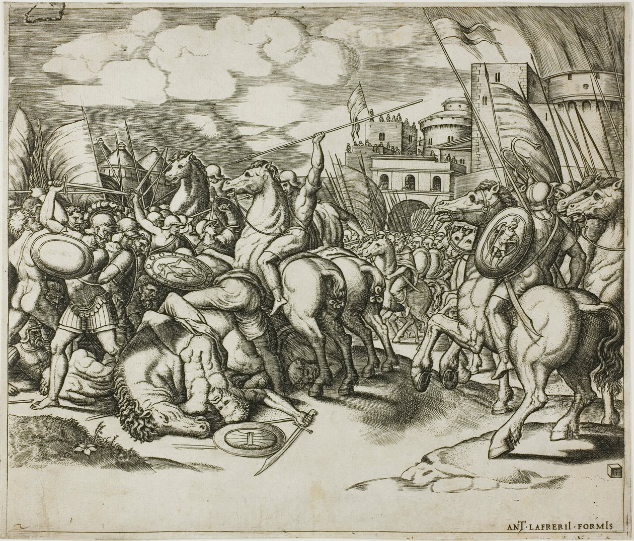 Scipions sejr over Syphax af Master of the Die