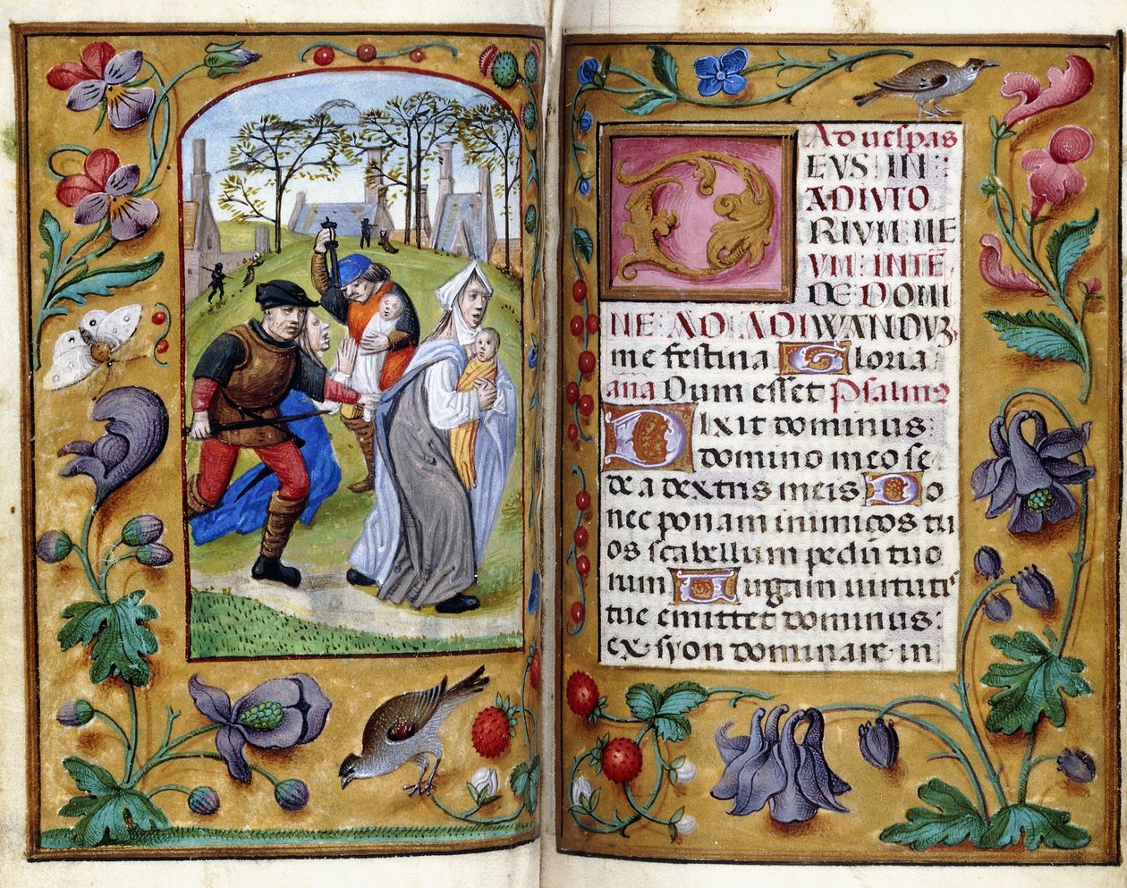 Massakre på de uskyldige, ca. 1490 af Master of the Dresden Prayer Book