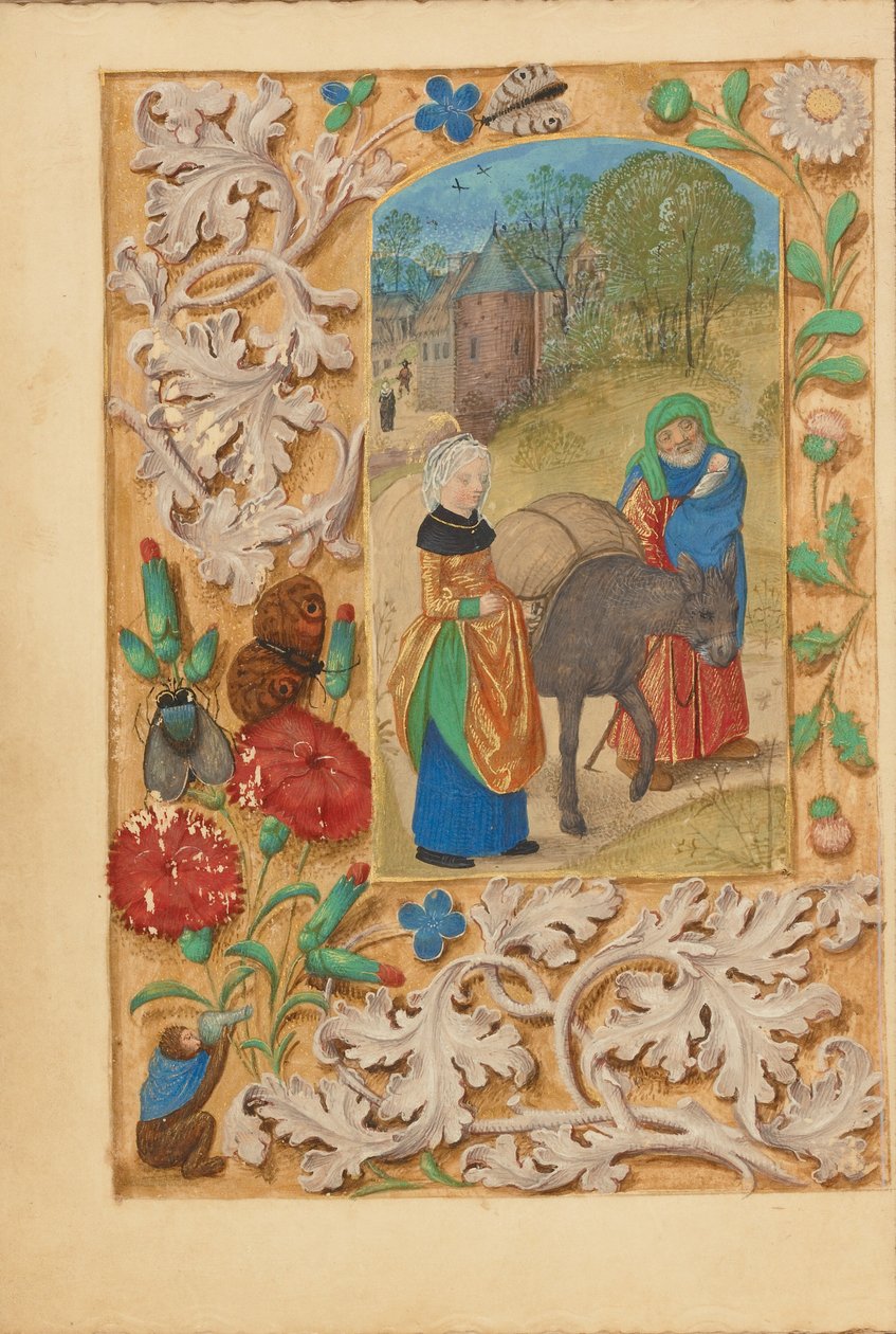 Flugten til Egypten af Master of the Dresden Prayer Book