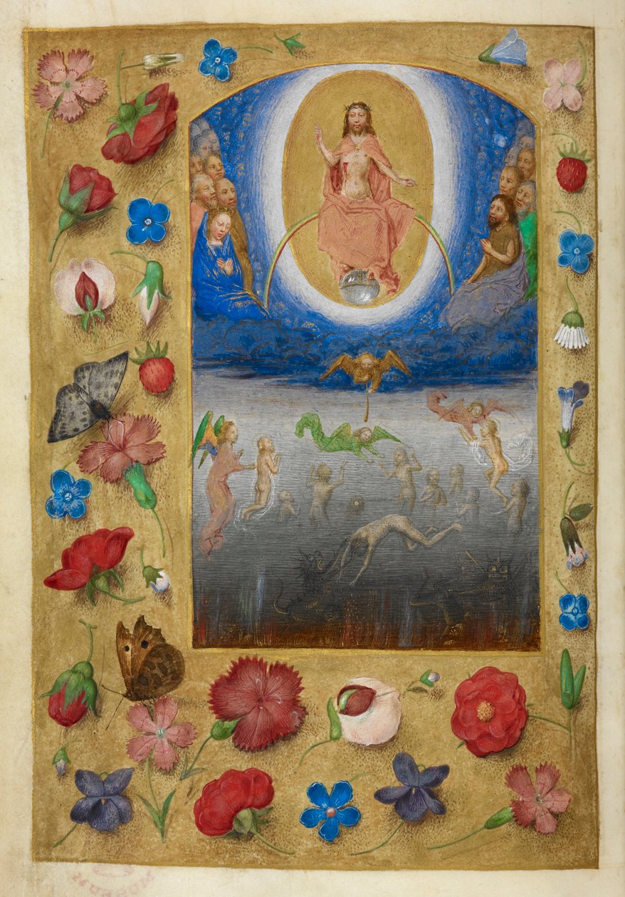 Den sidste dom. af Master of the Dresden Prayer Books
