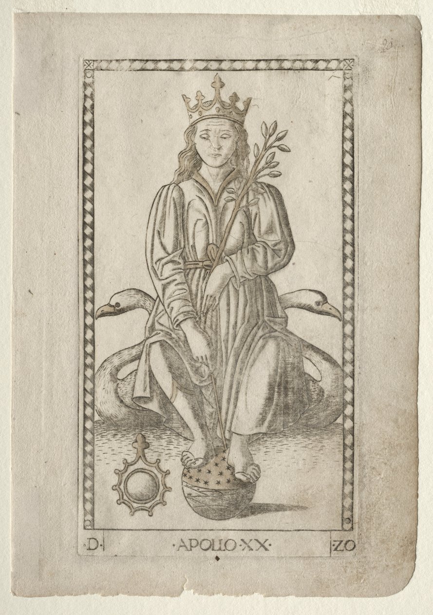 Apollo (fra Tarocchi, serie D: Apollo and the Muses, #20) af Master of the E Series Tarocchi