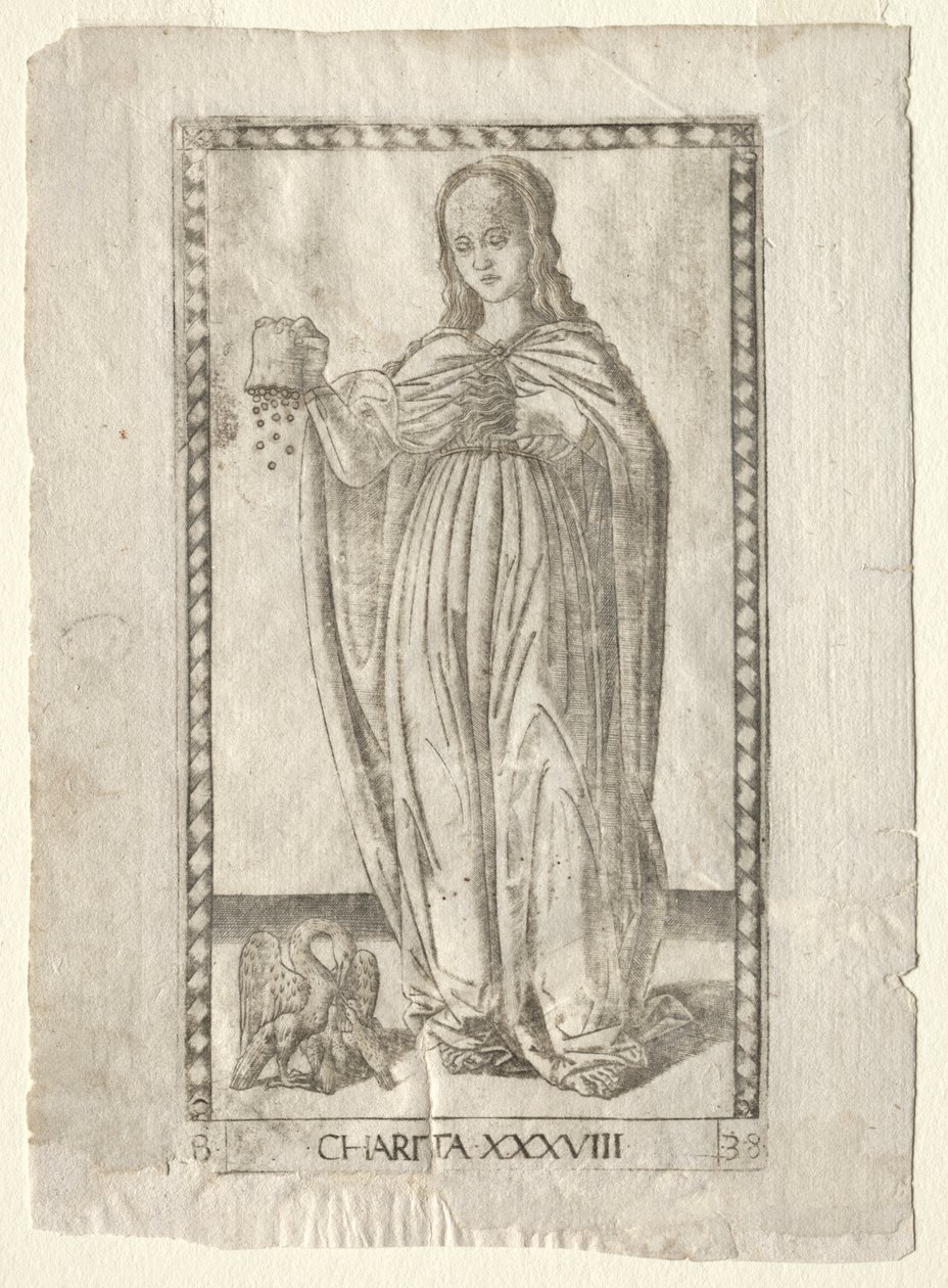 Charity (fra Tarocchi, serie B: Cosmic Principles and Virtues, #38) af Master of the E Series Tarocchi