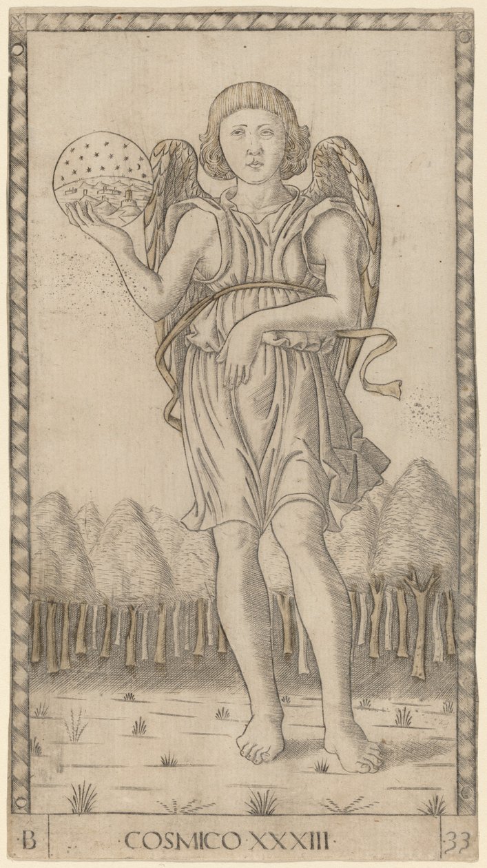 Cosmico (verdens geni) af Master of the E Series Tarocchi