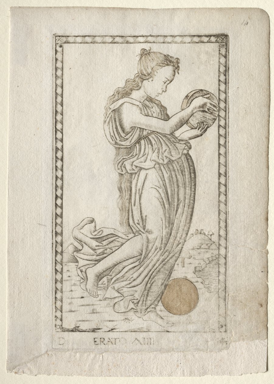 Erato (lyrik og kærlighedspoesi) (fra Tarocchi-serien D: Apollo and the Muses, #14) af Master of the E Series Tarocchi
