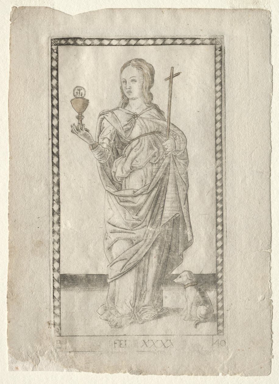 Faith (fra Tarocchi, serie B: Cosmic Principles and Virtues, #40) af Master of the E Series Tarocchi
