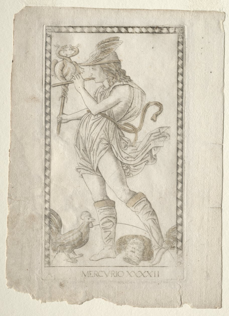 Mercury (fra Tarocchi, serie A: Firmaments of the Universe, #42) af Master of the E Series Tarocchi