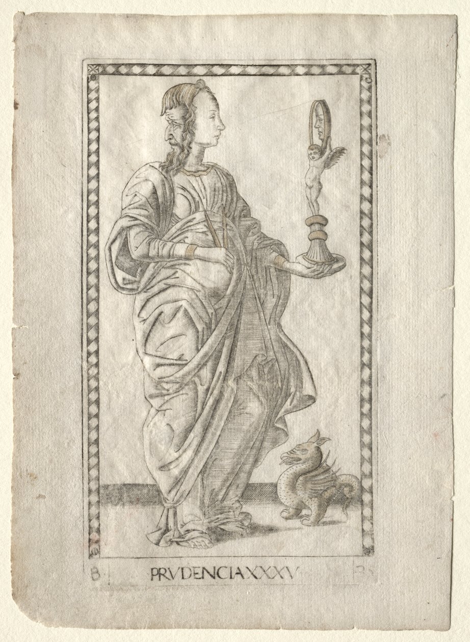 Prudence (fra Tarocchi, serie B: Cosmic Principles and Virtues, #35) af Master of the E Series Tarocchi