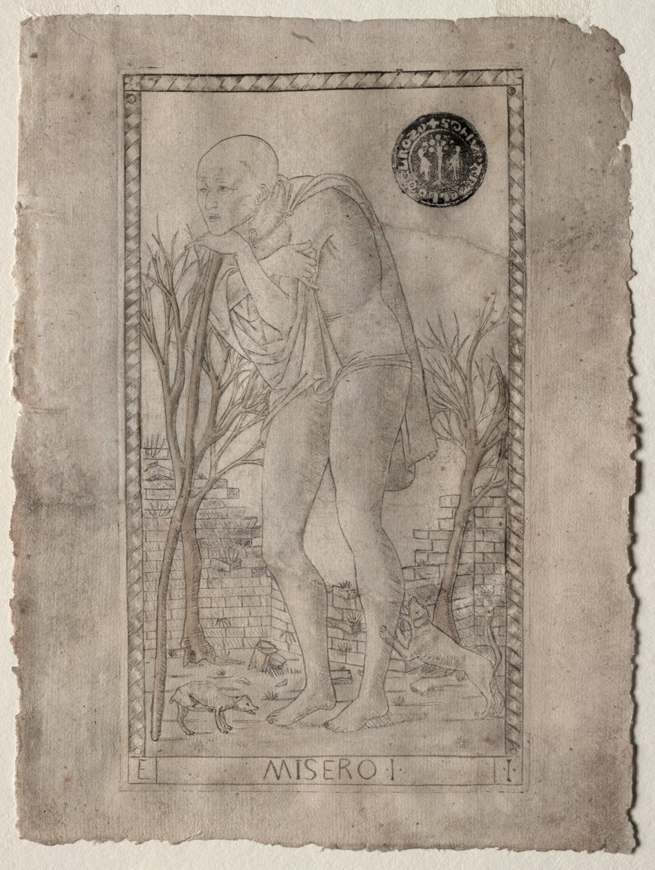 Tarot, før 1467. af Master of the E Series Tarocchi