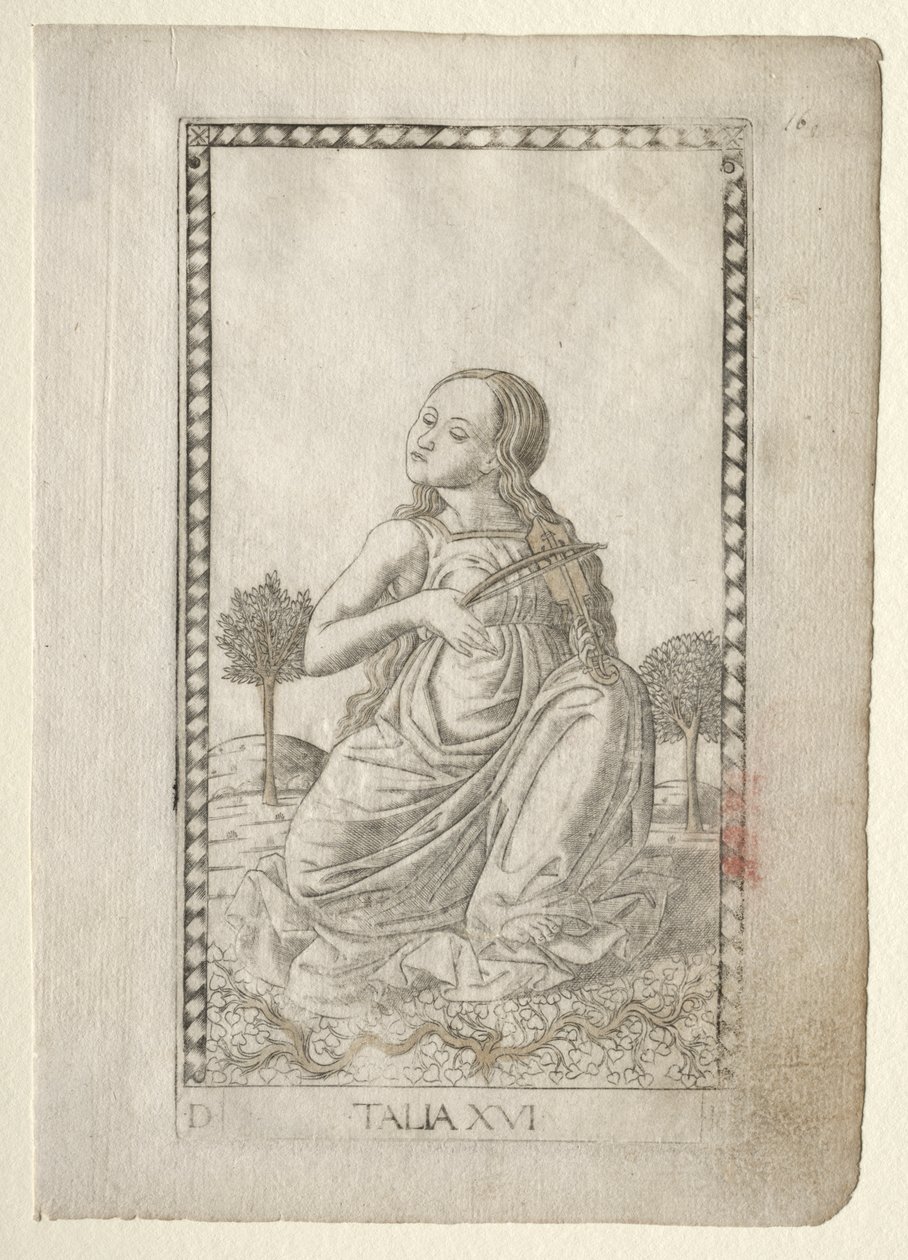 Thalia (komedie, pastoral poesi) (fra Tarocchi-serien D: Apollo and the Muses, #16) af Master of the E Series Tarocchi