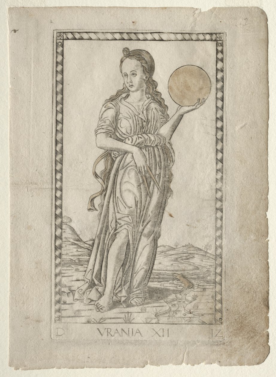 Urania (astronomi) (fra Tarocchi-serien D: Apollo og muserne, #12) af Master of the E Series Tarocchi