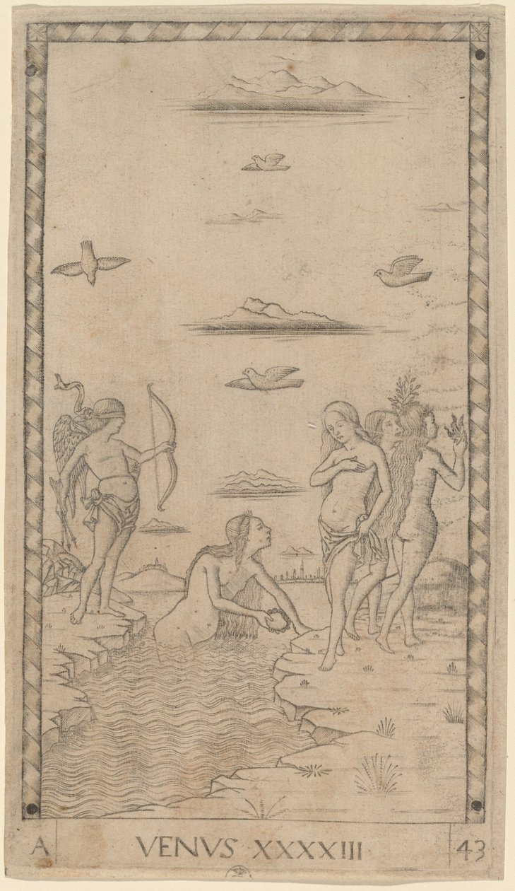 Venus af Master of the E Series Tarocchi