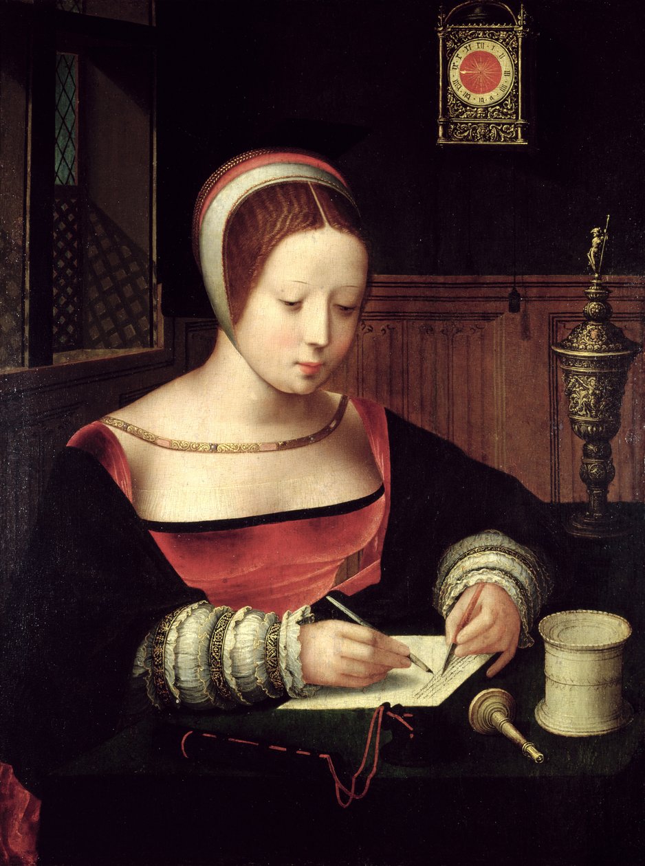 Skt. Maria Magdalene Skrift, c.1500-50 af Master of the Female Half Lengths