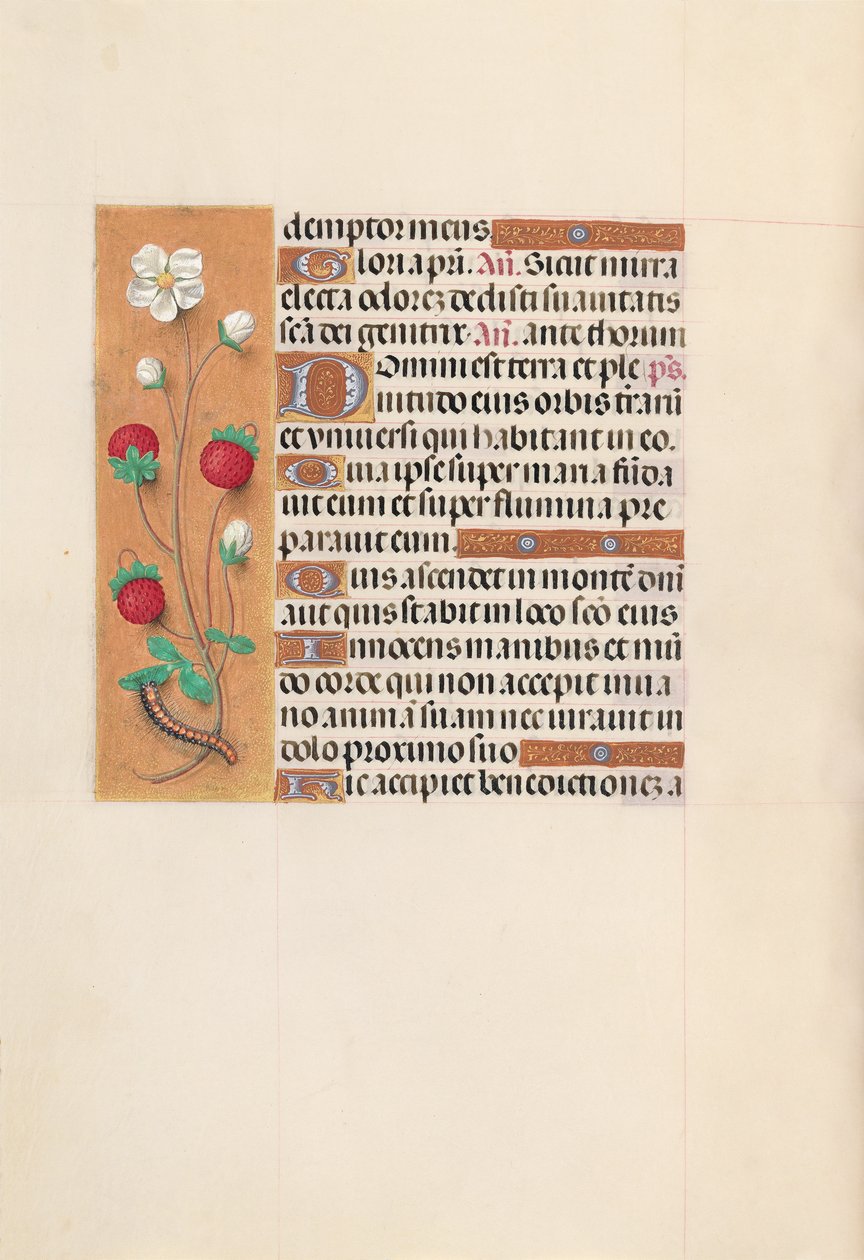 Hours of Dronning Isabella den Katolik, Dronning af Spanien: Fol. 102v, ca. 1500. af Master of the First Prayerbook of Maximillian