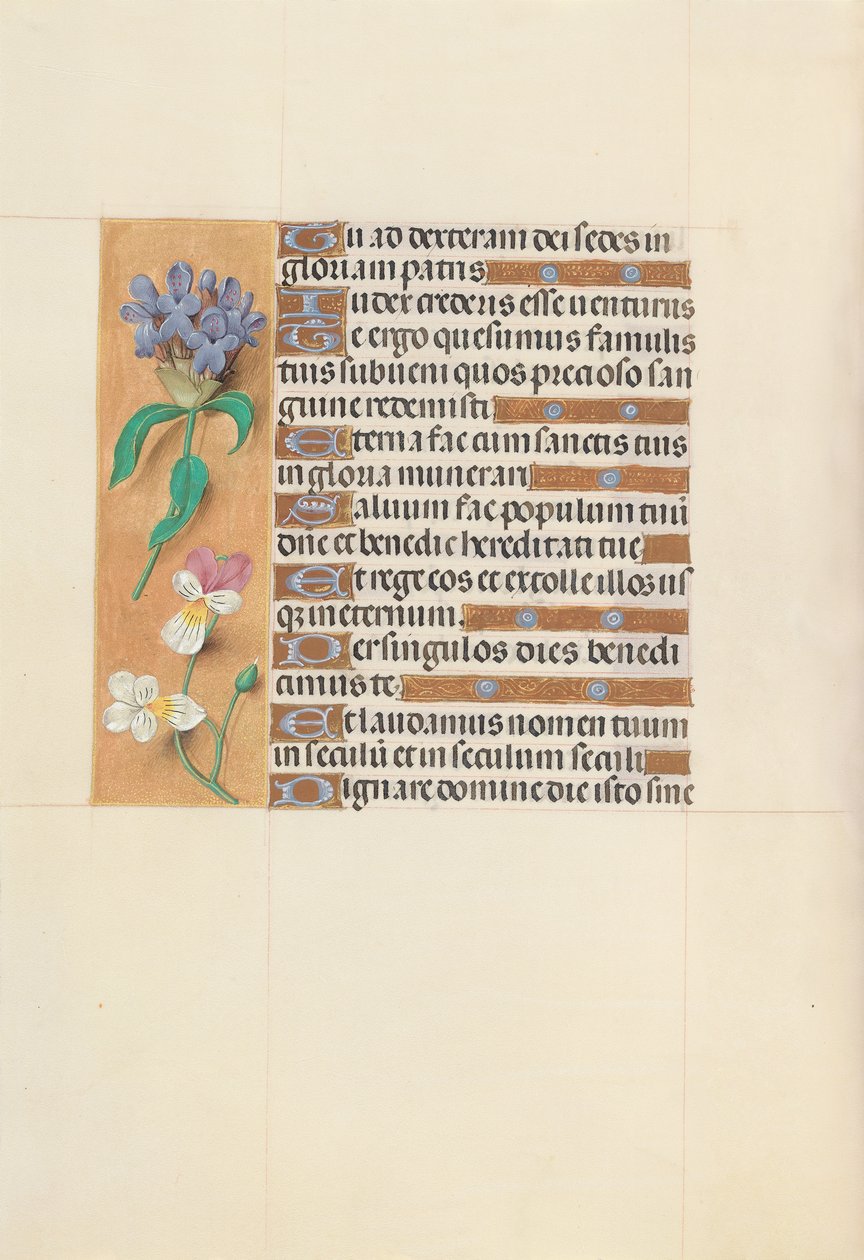Hours of Dronning Isabella den Katolik, Dronning af Spanien: Fol. 113v, ca. 1500. af Master of the First Prayerbook of Maximillian