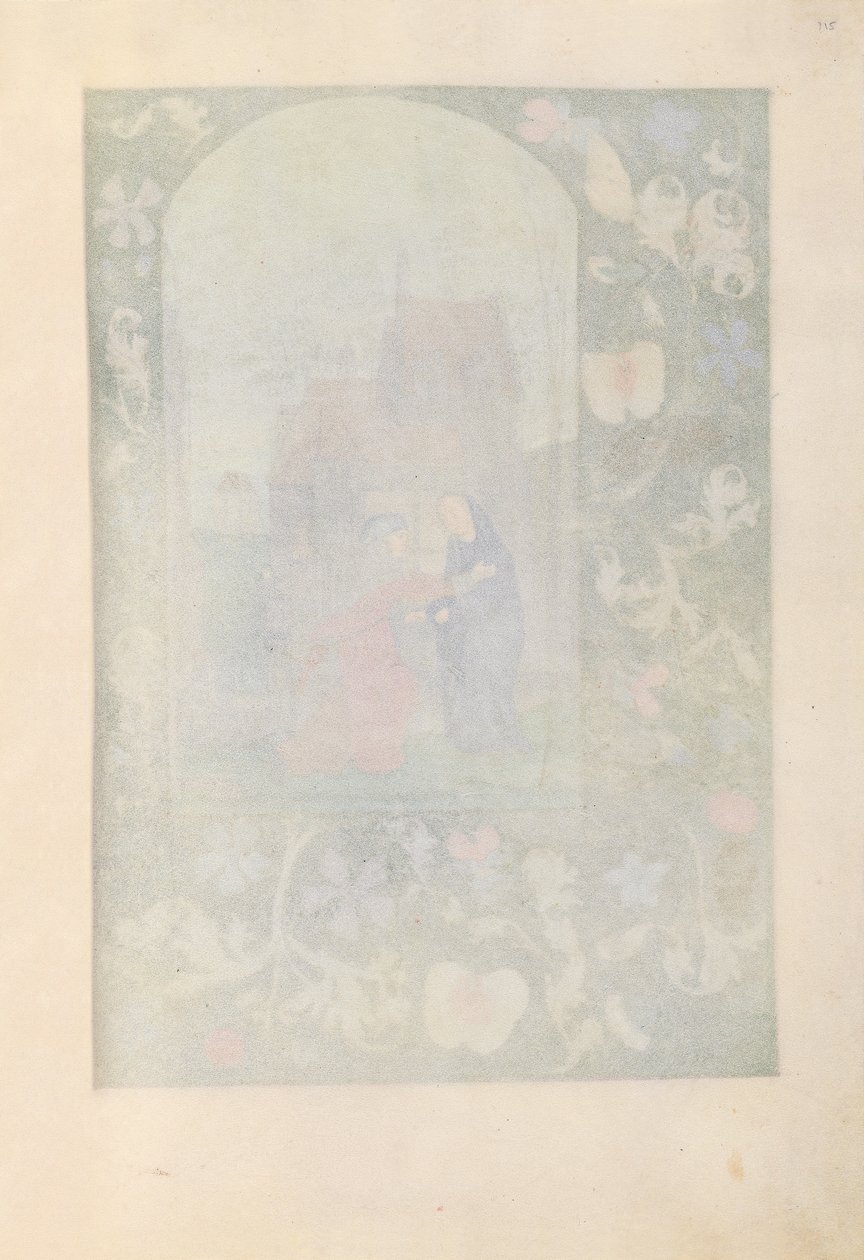 Dronning Isabella den katolske, dronning af Spaniens åbningstider: Fol. 115r, ca. 1500. af Master of the First Prayerbook of Maximillian