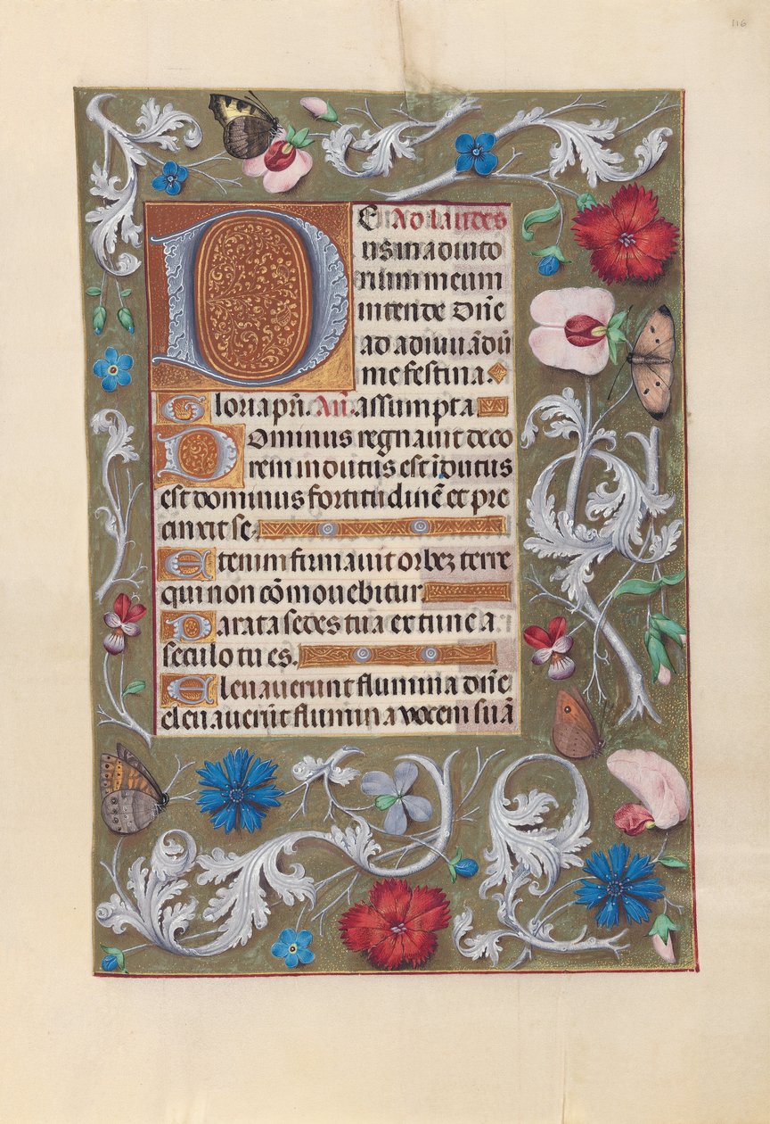 Hours of Dronning Isabella den Katolik, Dronning af Spanien: Fol. 116r, ca. 1500. af Master of the First Prayerbook of Maximillian