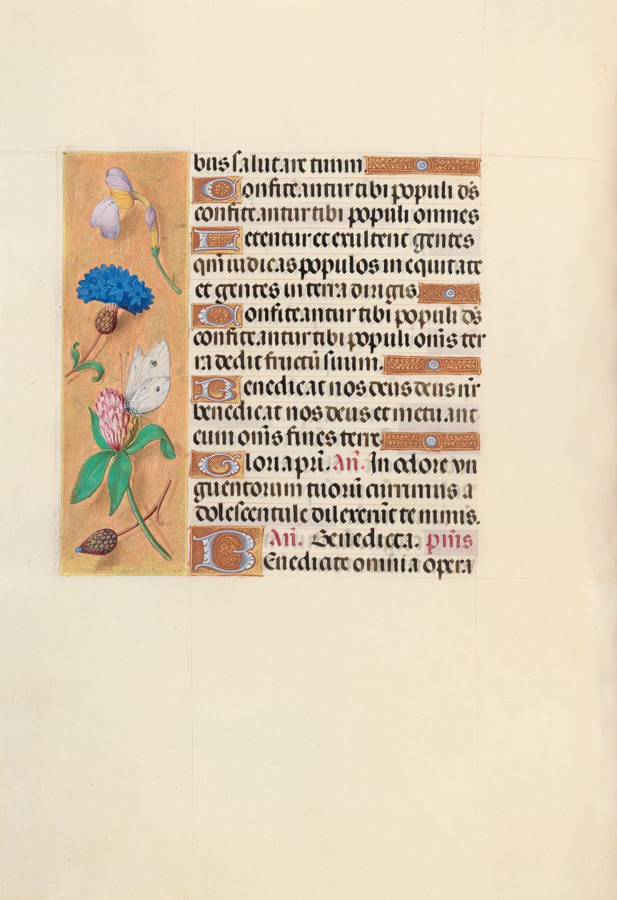 Dronning Isabella den katolske, dronning af Spaniens åbningstider: Fol. 118v, ca. 1500. af Master of the First Prayerbook of Maximillian
