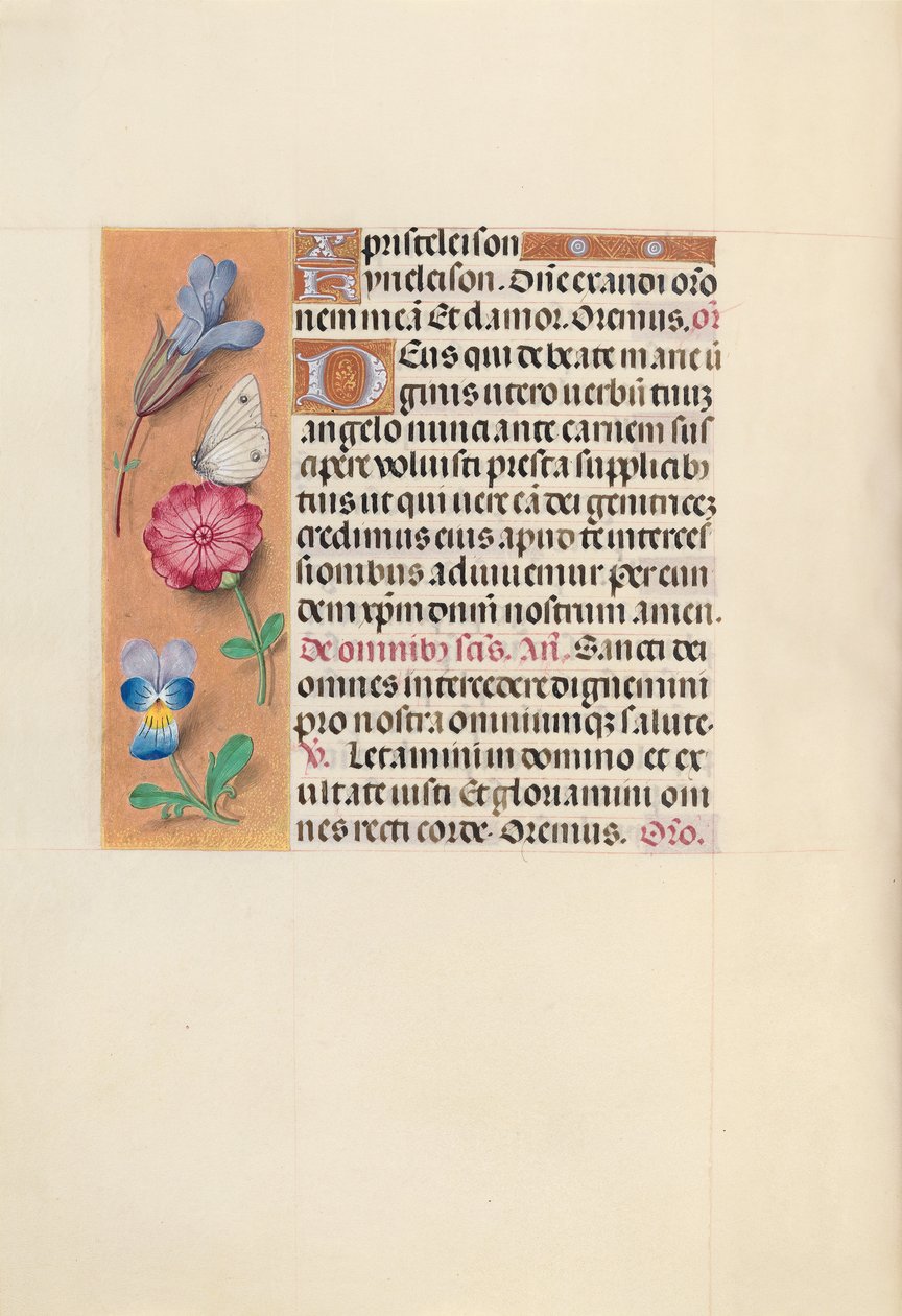 Hours of Dronning Isabella den Katolik, Dronning af Spanien: Fol. 124v, ca. 1500. af Master of the First Prayerbook of Maximillian