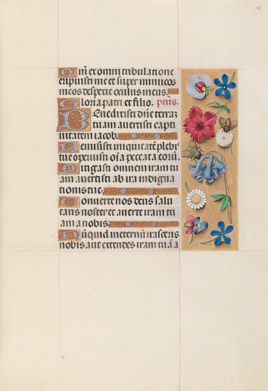 Hours of Dronning Isabella den Katolik, Dronning af Spanien: Fol. 128r, ca. 1500. af Master of the First Prayerbook of Maximillian