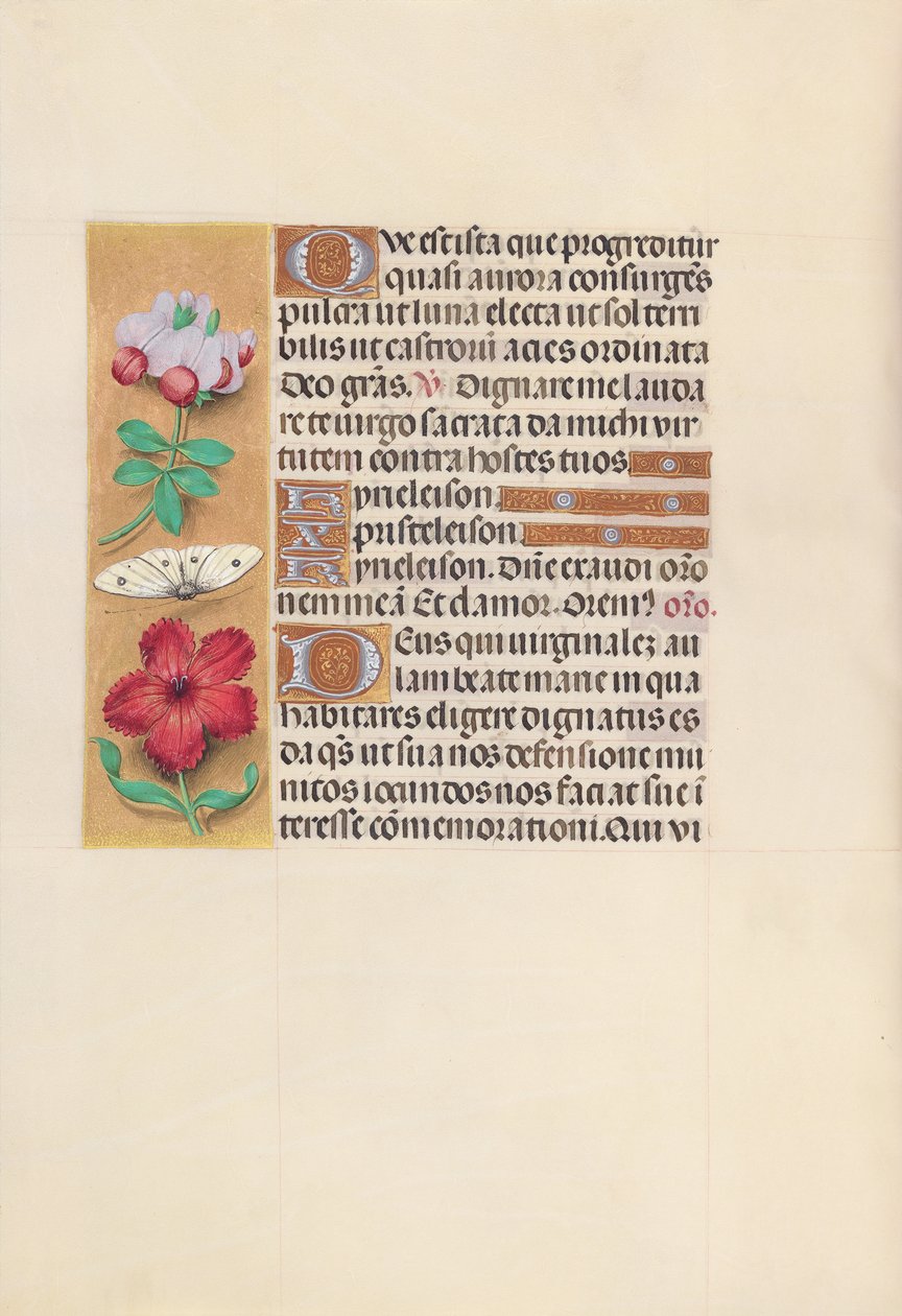 Hours of Dronning Isabella den Katolik, Dronning af Spanien: Fol. 129v, ca. 1500. af Master of the First Prayerbook of Maximillian