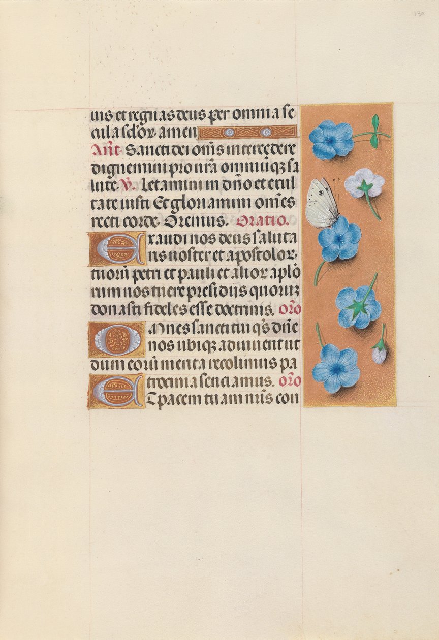 Hours of Dronning Isabella den Katolik, Dronning af Spanien: Fol. 130r, ca. 1500. af Master of the First Prayerbook of Maximillian