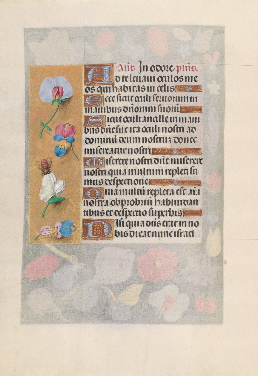 Hours of Dronning Isabella den Katolik, Dronning af Spanien: Fol. 137v, ca. 1500. af Master of the First Prayerbook of Maximillian