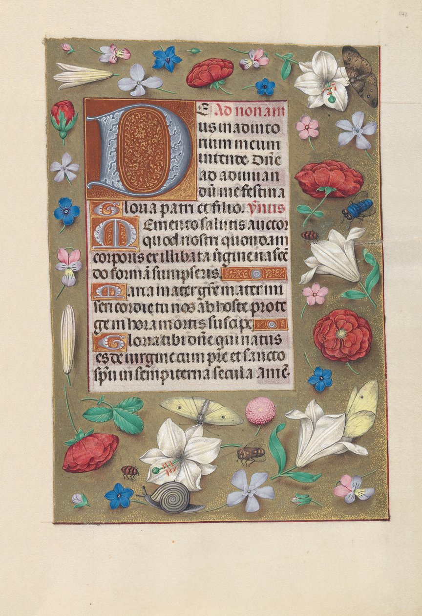 Hours of Dronning Isabella den Katolik, Dronning af Spanien: Fol. 142r, ca. 1500. af Master of the First Prayerbook of Maximillian