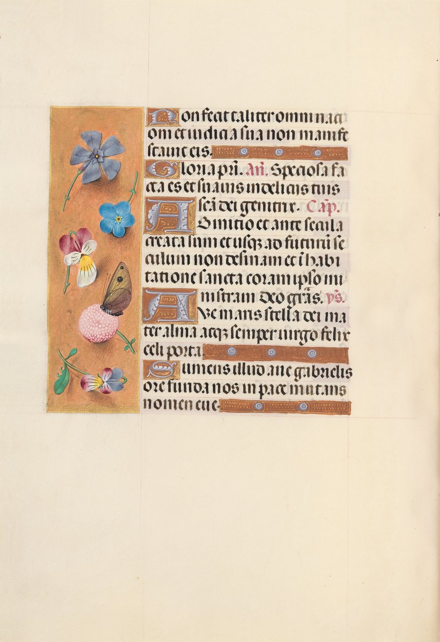 Hours of Dronning Isabella den Katolik, Dronning af Spanien: Fol. 150V, ca. 1500. af Master of the First Prayerbook of Maximillian