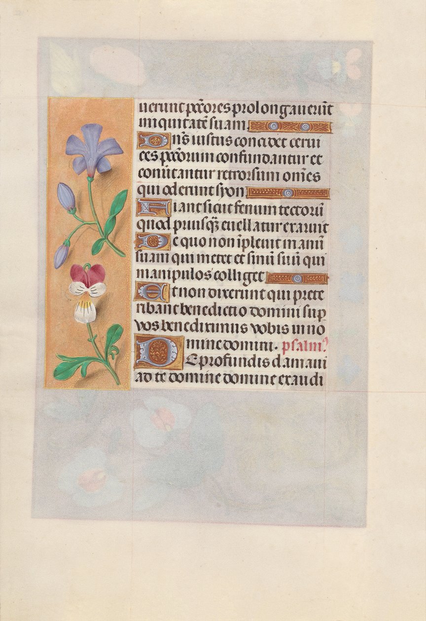 Hours of Dronning Isabella den Katolik, Dronning af Spanien: Fol. 155v, ca. 1500. af Master of the First Prayerbook of Maximillian