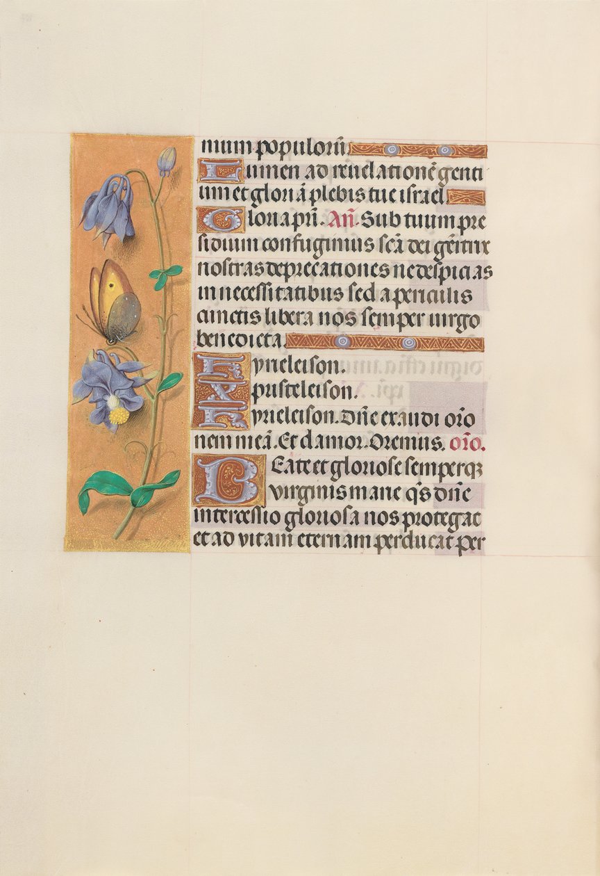 Hours of Dronning Isabella den Katolik, Dronning af Spanien: Fol. 157v, ca. 1500. af Master of the First Prayerbook of Maximillian
