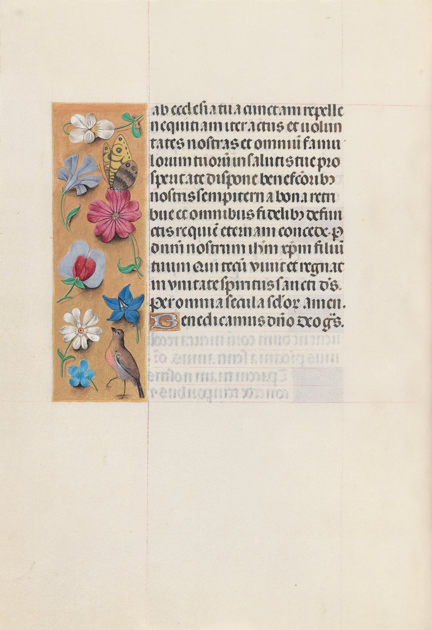 Dronning Isabella den katolske, dronning af Spaniens åbningstider: Fol. 158v, ca. 1500. af Master of the First Prayerbook of Maximillian