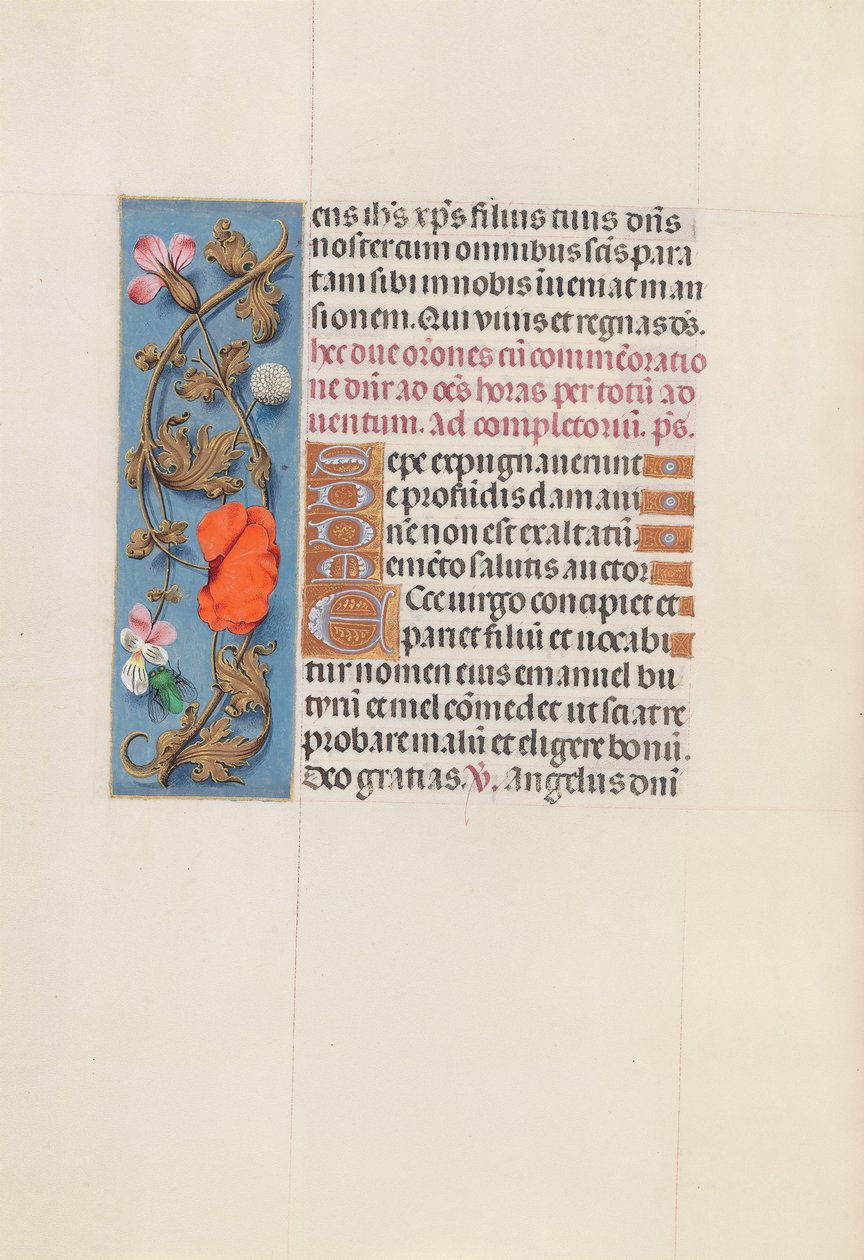 Dronning Isabella den katolske, dronning af Spaniens åbningstider: Fol. 161v, ca. 1500. af Master of the First Prayerbook of Maximillian