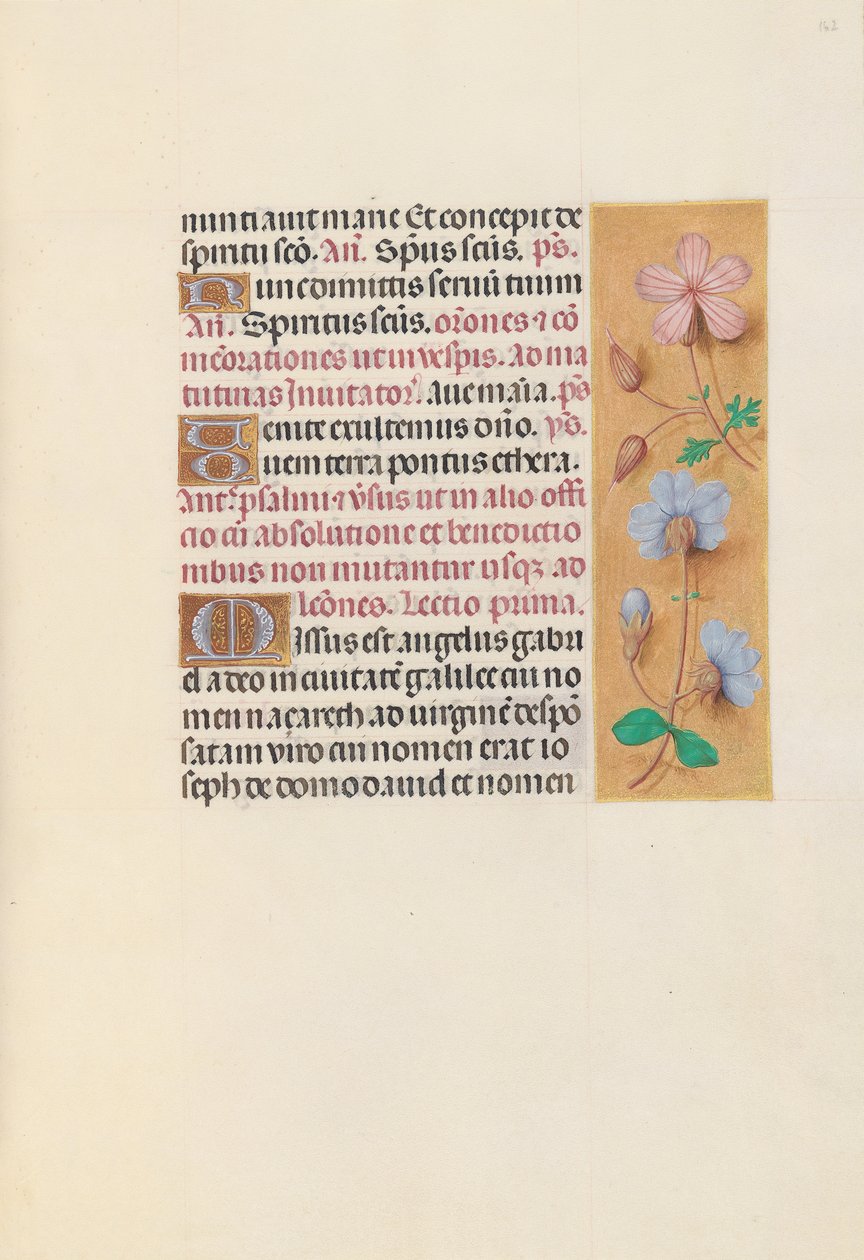 Hours of Dronning Isabella den Katolik, Dronning af Spanien: Fol. 162r, ca. 1500. af Master of the First Prayerbook of Maximillian