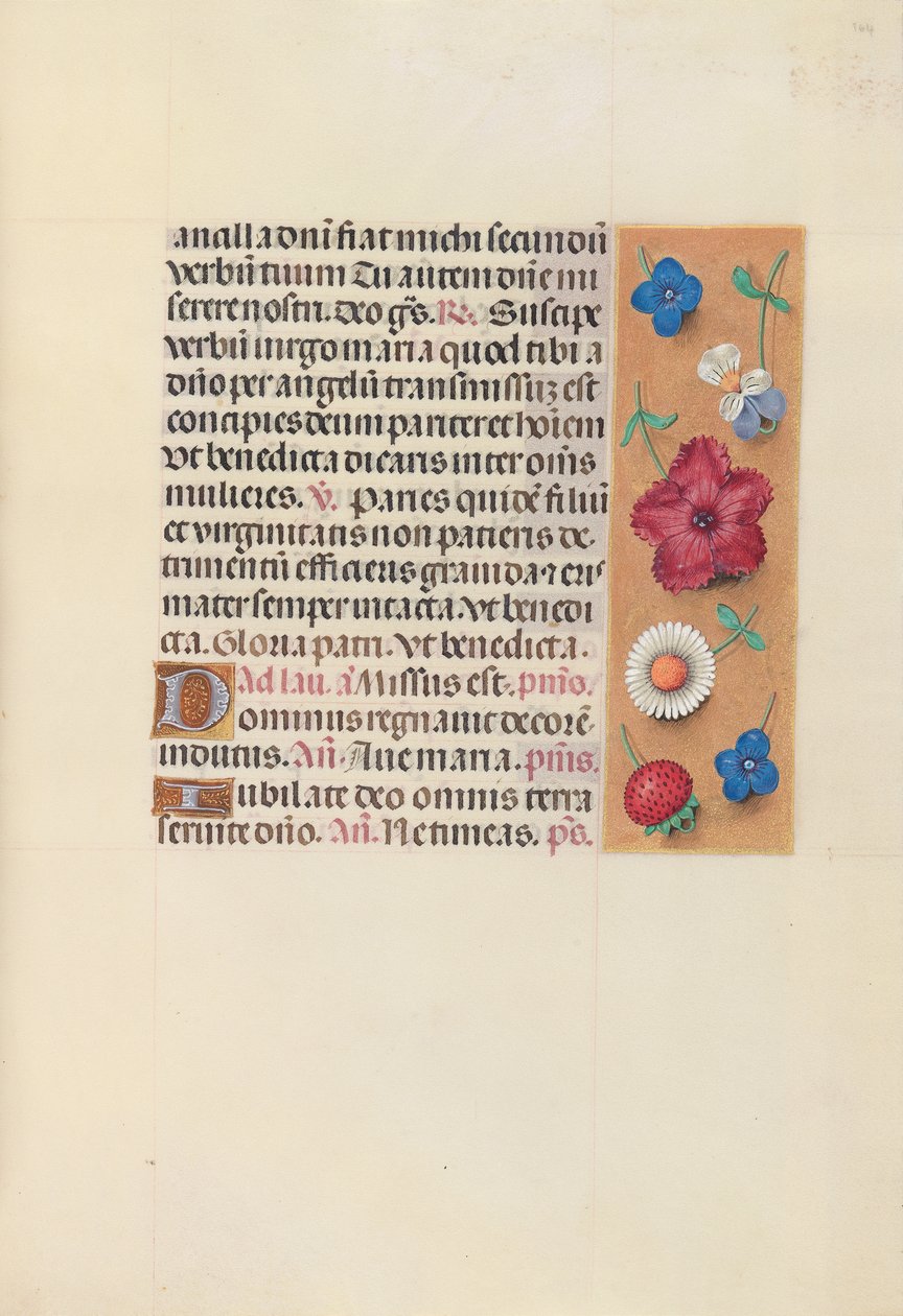 Hours of Dronning Isabella den Katolik, Dronning af Spanien: Fol. 164r, ca. 1500. af Master of the First Prayerbook of Maximillian
