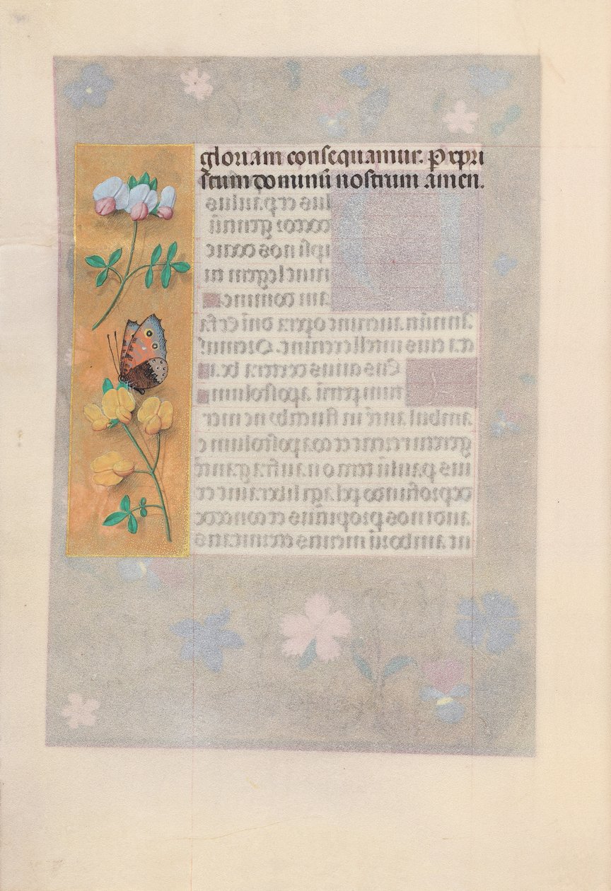 Dronning Isabella den katolske, dronning af Spaniens åbningstider: Fol. 174v, ca. 1500. af Master of the First Prayerbook of Maximillian