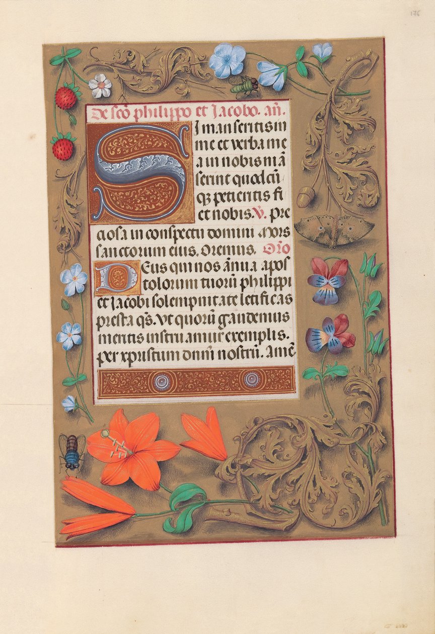 Hours of Dronning Isabella den Katolik, Dronning af Spanien: Fol. 176r, ca. 1500. af Master of the First Prayerbook of Maximillian