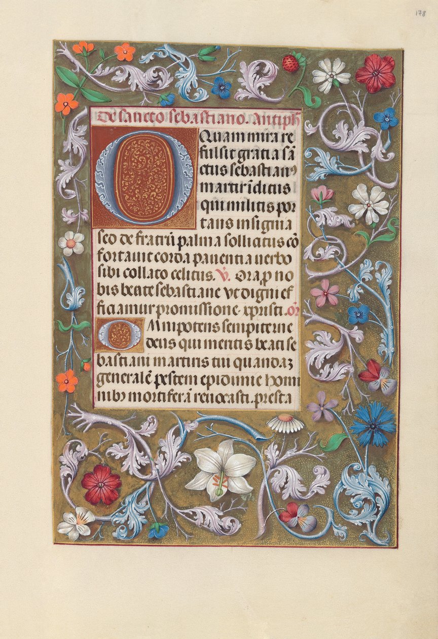 Hours of Dronning Isabella den Katolik, Dronning af Spanien: Fol. 178r, ca. 1500. af Master of the First Prayerbook of Maximillian