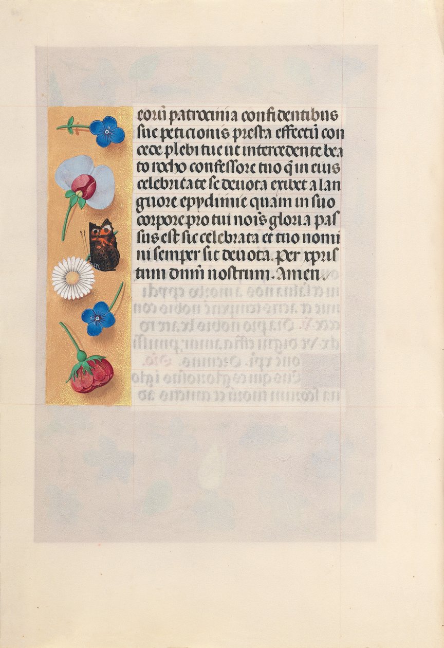 Hours of Dronning Isabella den Katolik, Dronning af Spanien: Fol. 182v, ca. 1500. af Master of the First Prayerbook of Maximillian