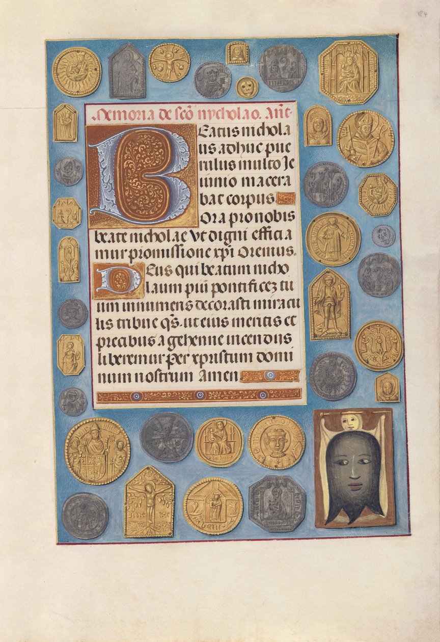 Hours of Dronning Isabella den Katolik, Dronning af Spanien: Fol. 184r, ca. 1500. af Master of the First Prayerbook of Maximillian