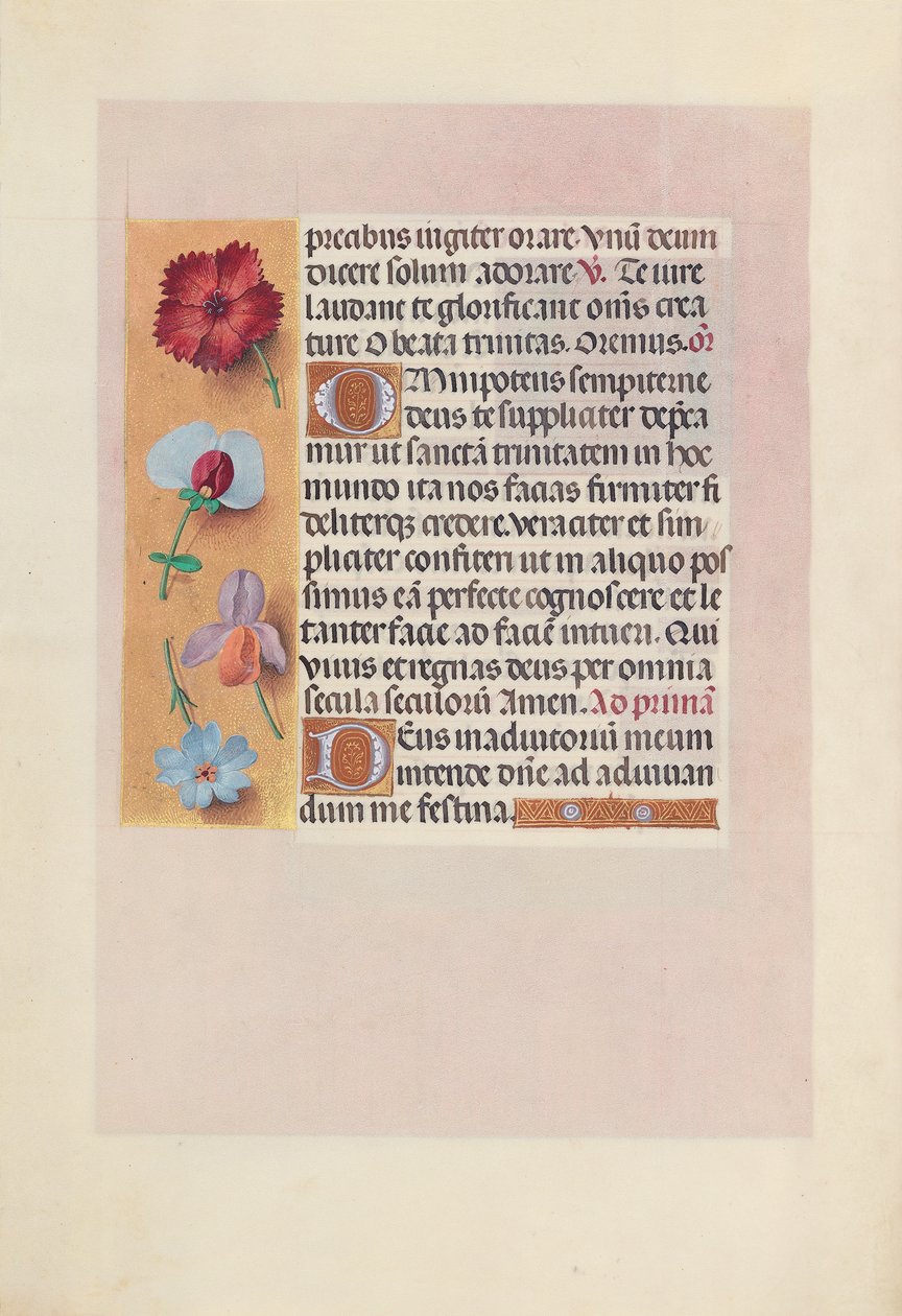 Hours of Dronning Isabella den Katolik, Dronning af Spanien: Fol. 18v, ca. 1500. af Master of the First Prayerbook of Maximillian