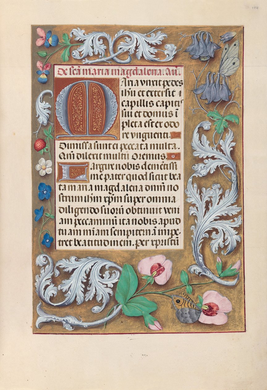 Hours of Dronning Isabella den Katolik, Dronning af Spanien: Fol. 194r, ca. 1500. af Master of the First Prayerbook of Maximillian
