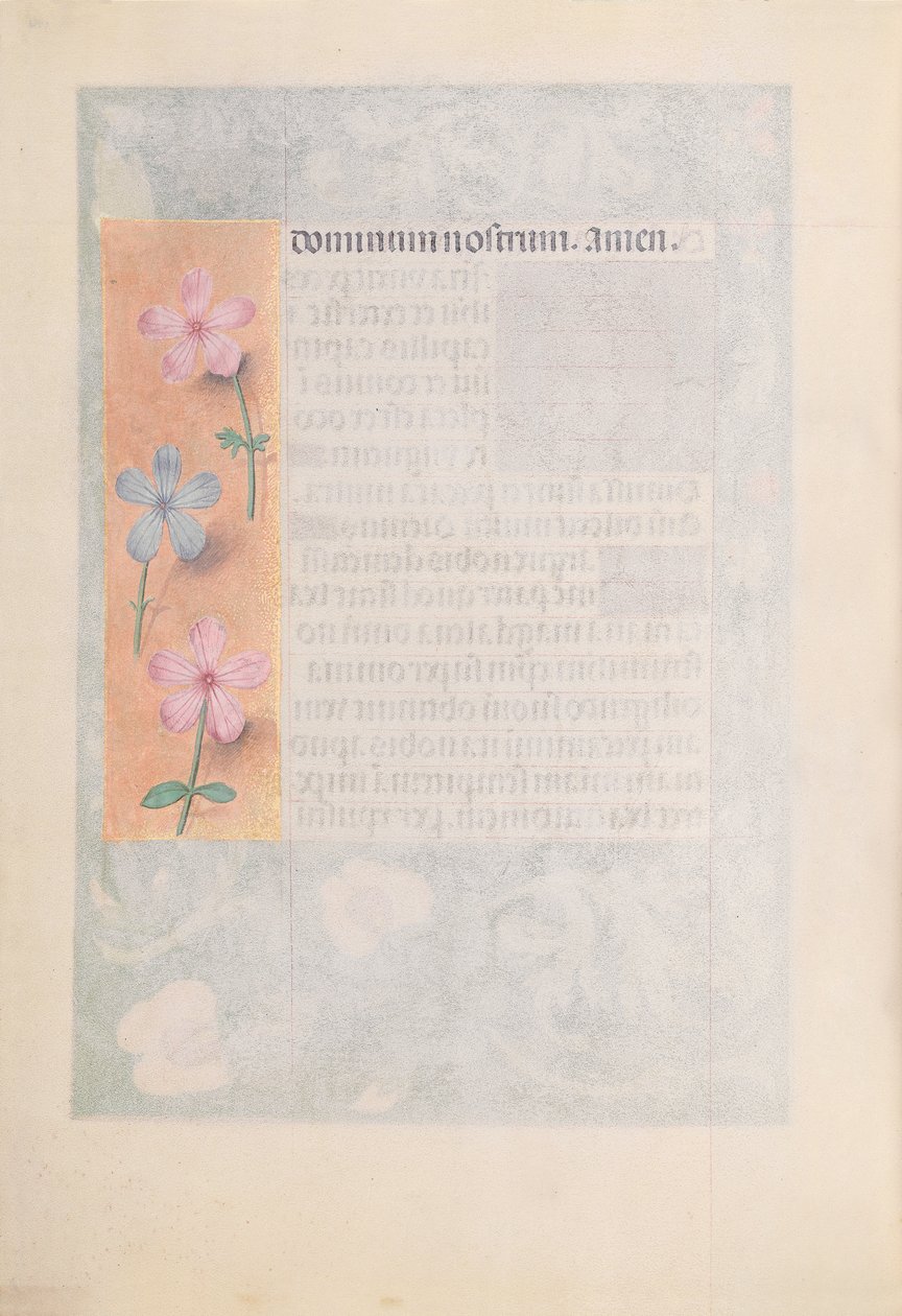 Hours of Queen Isabella the Catholic, Queen of Spain: Fol. 194v, c. 1500.  af Master of the First Prayerbook of Maximillian