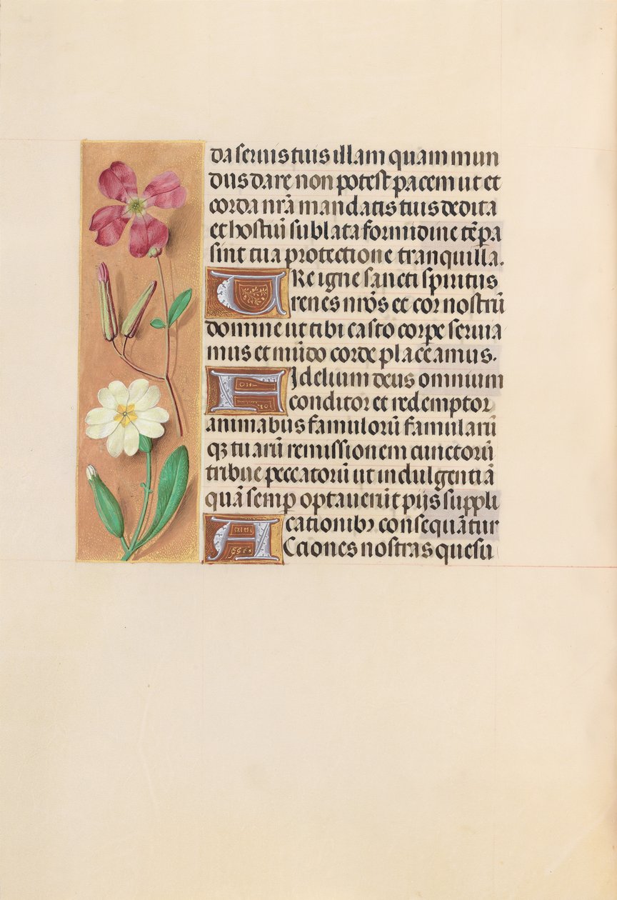 Hours of Dronning Isabella den Katolik, Dronning af Spanien: Fol. 217v, ca. 1500. af Master of the First Prayerbook of Maximillian
