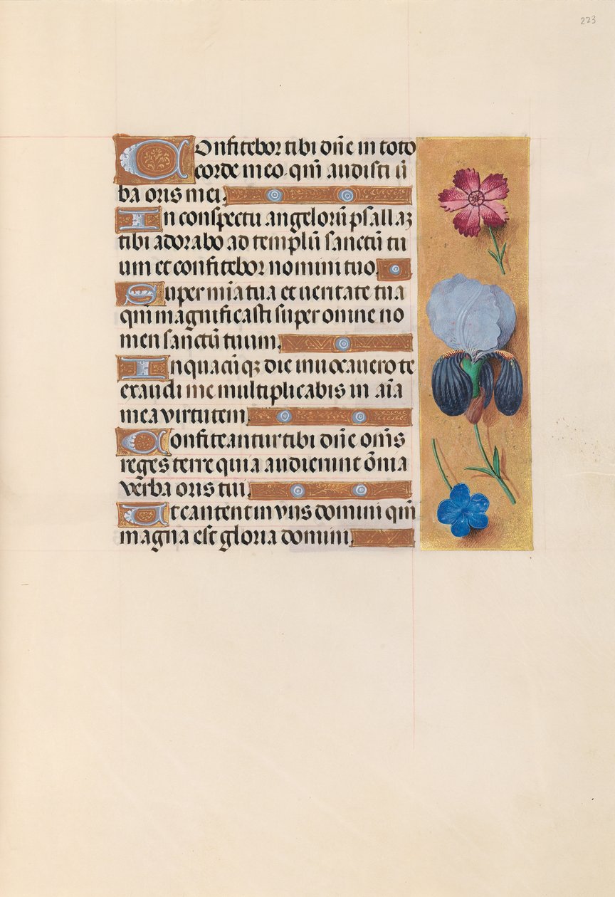 Hours of Dronning Isabella den Katolik, Dronning af Spanien: Fol. 223r, ca. 1500. af Master of the First Prayerbook of Maximillian