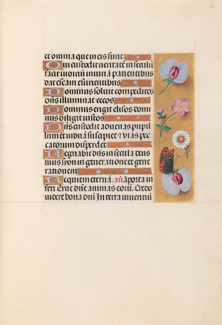 Hours of Dronning Isabella den Katolik, Dronning af Spanien: Fol. 225r, ca. 1500. af Master of the First Prayerbook of Maximillian